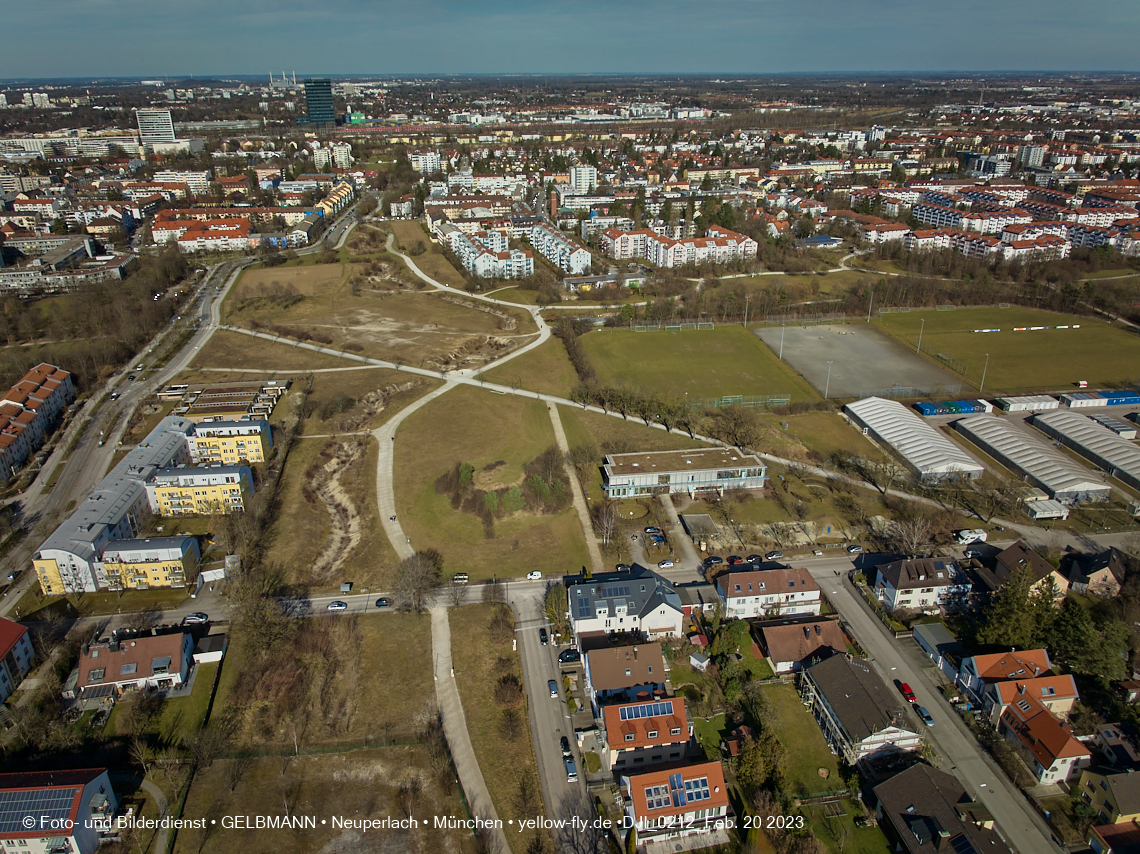 20.02.2023 -  der verschwundene Hachinger Bach in Neuperlach und Berg am Laim